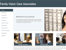 Tablet Screenshot of familyvisionnj.com